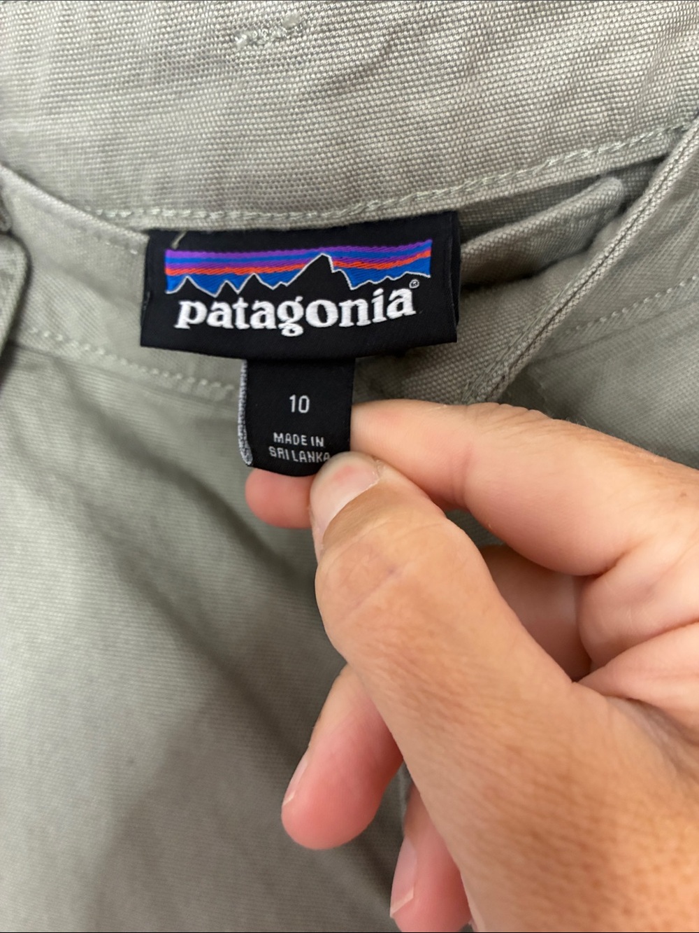 Patagonia Classic Straight Ankle Crop Pants in River Rock Like New Size 10 - Picture 4 of 9